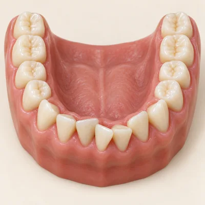 Teaching illustration: Dental crowding
