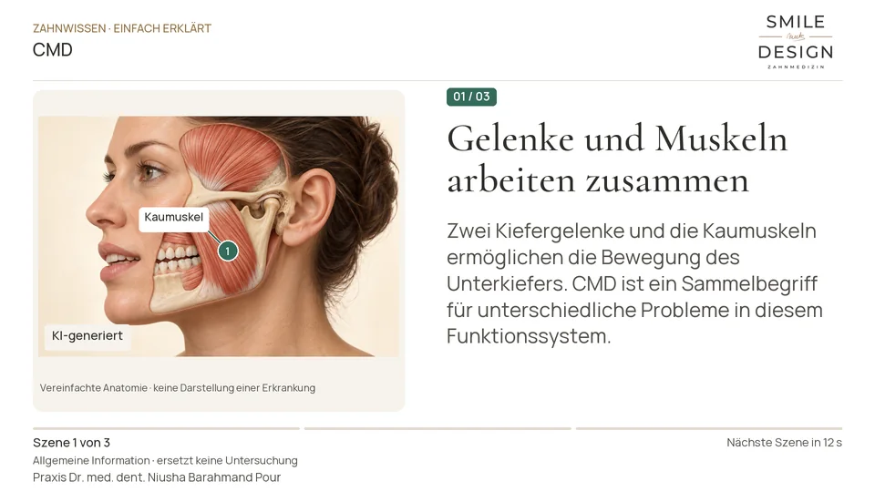 Short film (German): Is CMD the same as teeth grinding?