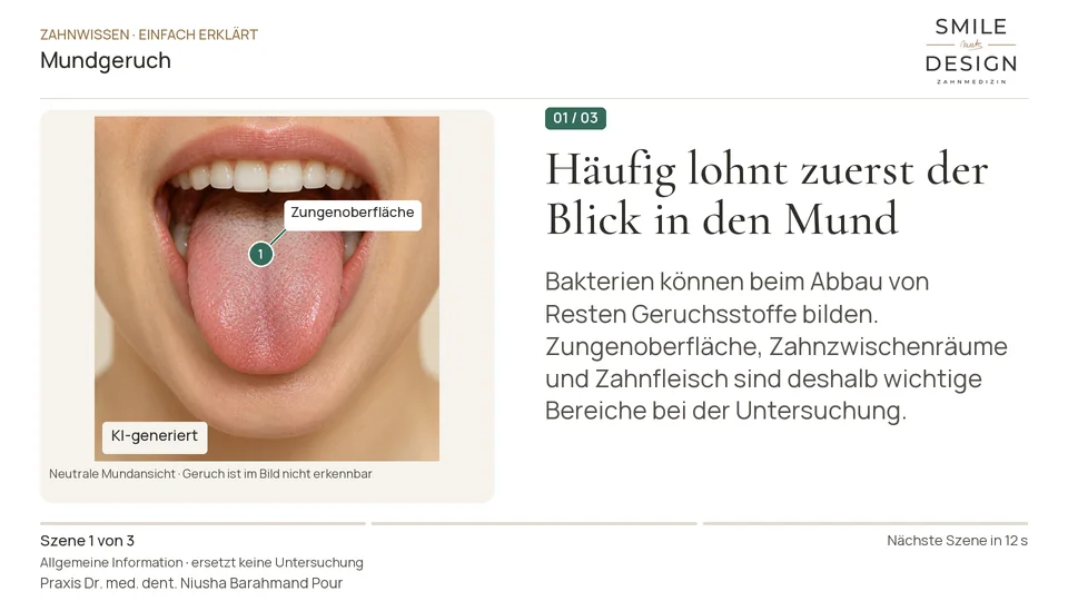 Kurzfilm: Kommt Mundgeruch immer aus dem Magen?