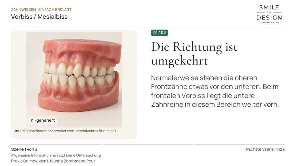 Short film (German): When the lower front teeth sit further forward
