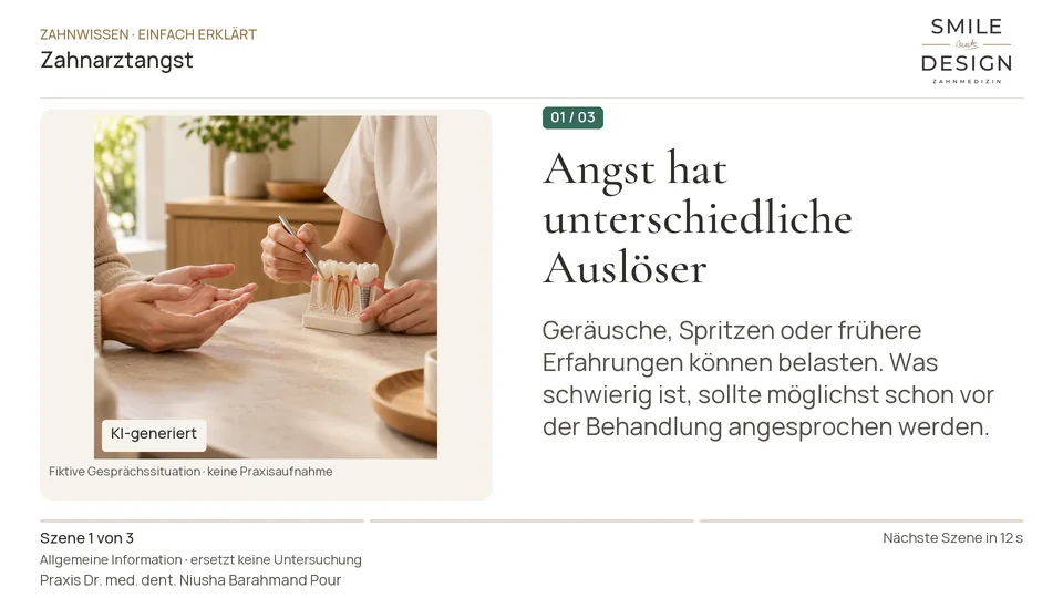 Kurzfilm: Was hilft, Angst beim Termin anzusprechen?