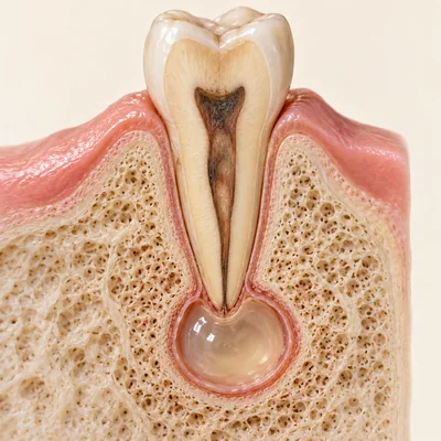 Teaching illustration: Radicular cyst