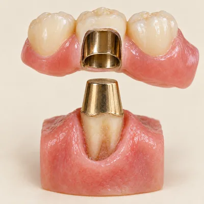 Teaching illustration: Telescopic denture