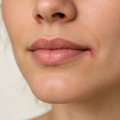 Teaching illustration: Angular cheilitis